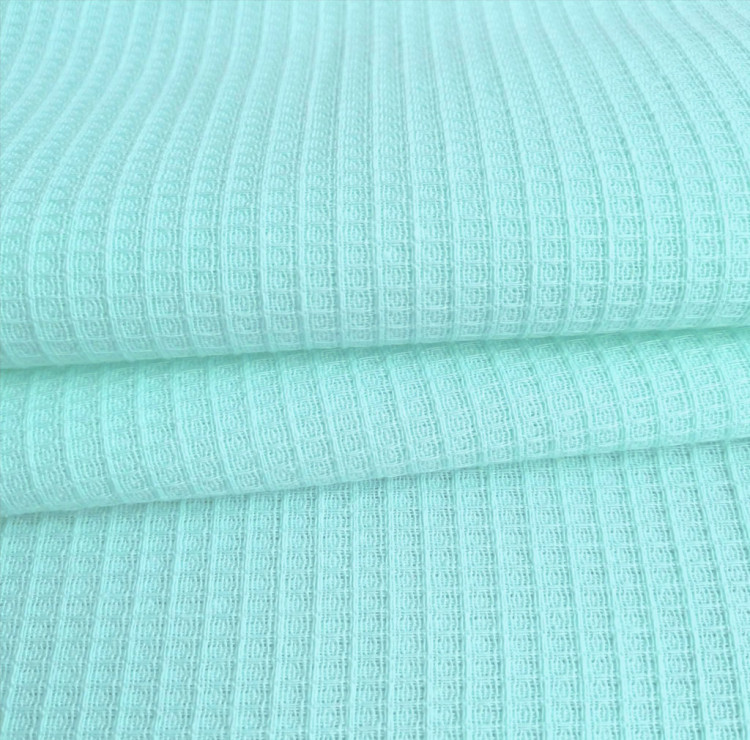 Вафельное полотно   аквамарин